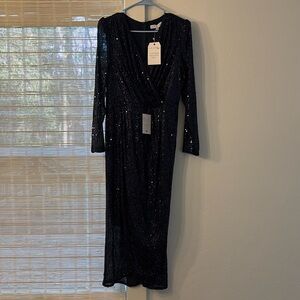 Ivy City Co - Starstruck Dress in Navy